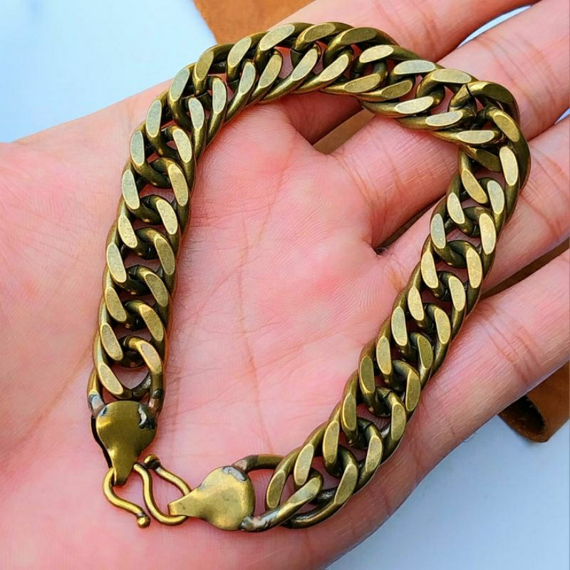 Gelang Kuningan Antik Panjang 22,5cm