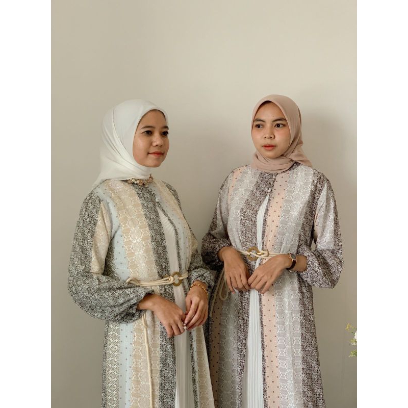 ELYANA DRESS ETNIK - DRESS CANTIK