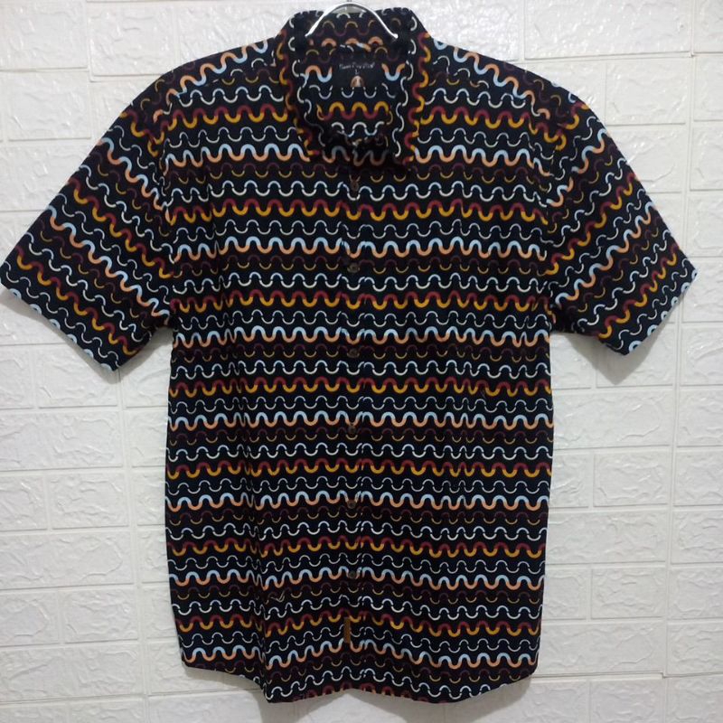 Kemeja Pria Hush Puppies Neruda in Black Original