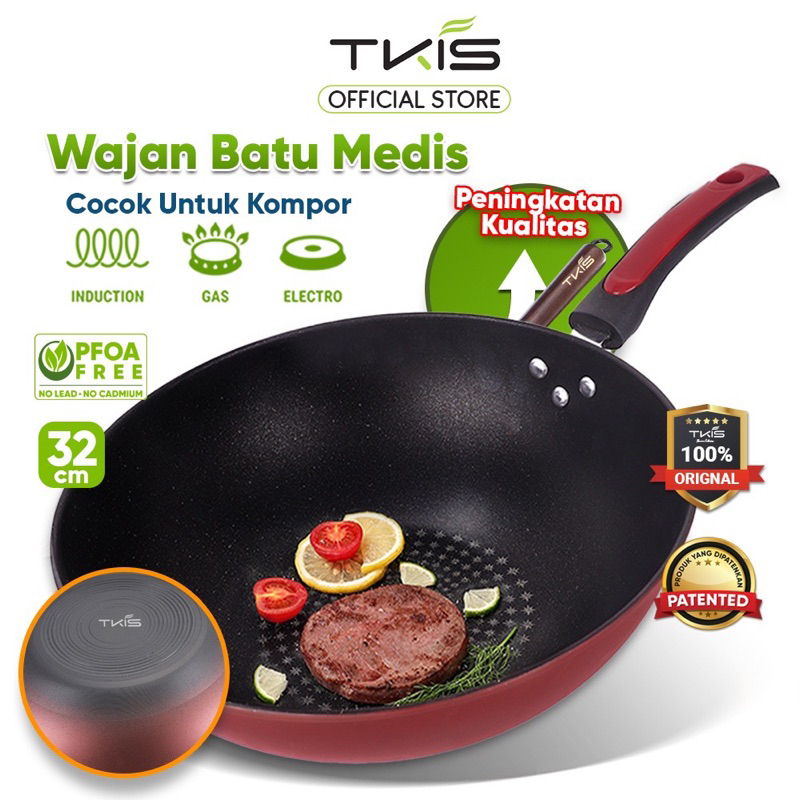 Wajan Fry Pan Anti Lengket TKIS 32cm