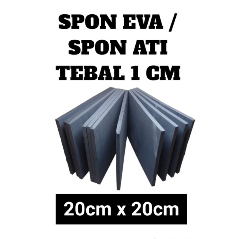 SPON EVA BUSA ATI 1CM/10MM BANTALAN AMPLAS / SEKAT IKAN CUPANG