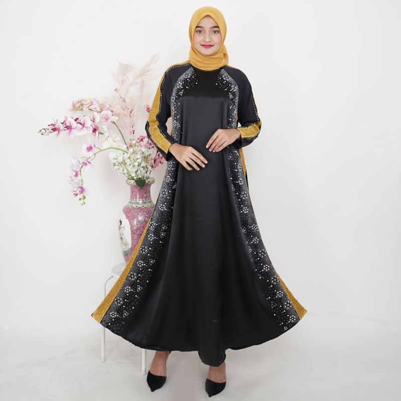 Gamis abaya arab bahan marbella