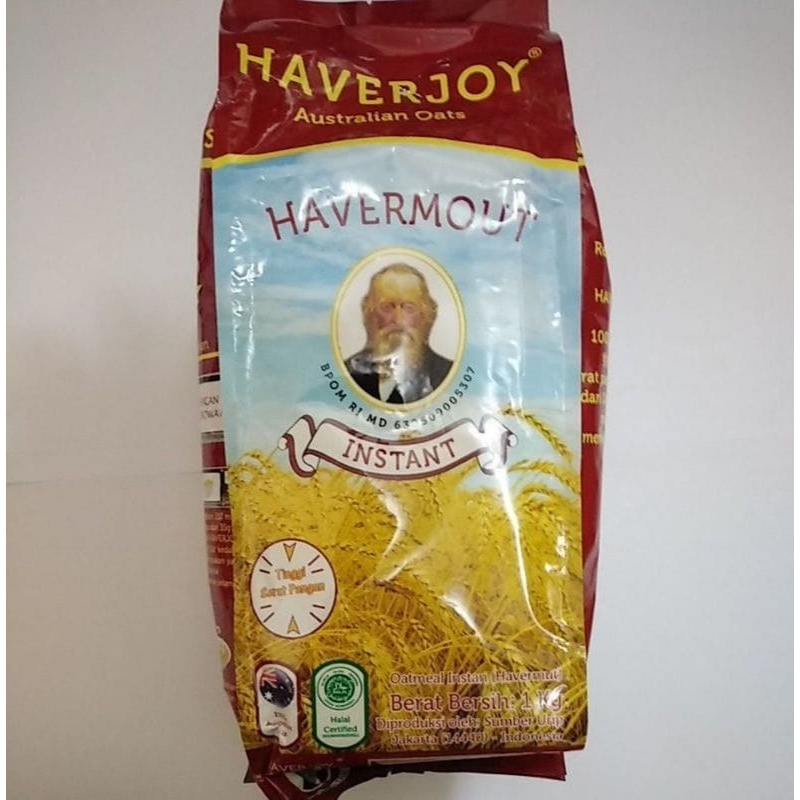 

HAVERMOUT HAVERJOY AUSTRALIAN OATS INSYAN 1 KG / OATS INSTAN / OAT