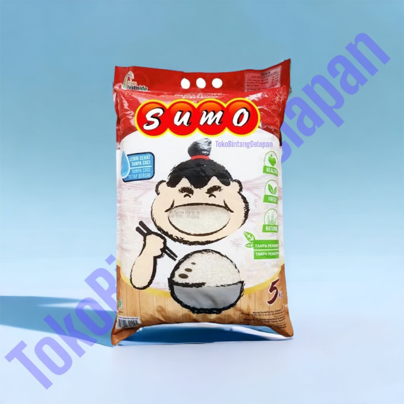 

BERAS SUMO 5kg (PULEN) KEMASAN BARU