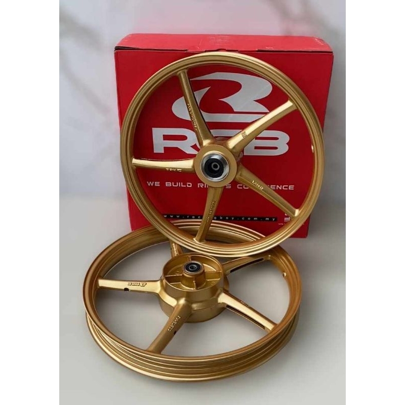 Velg RCB set/depan sp522 Gold palang 5 tromol besar yamaha jupiter vega