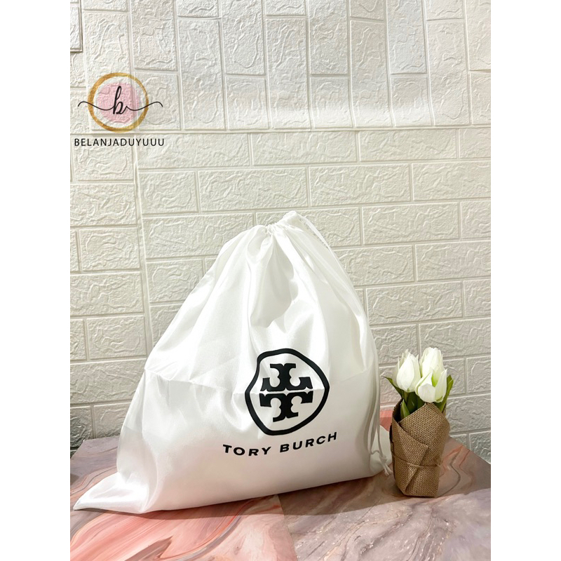 Tory Burch Dustbag SATIN Bahan Satin Dustbag Pengganti Pelindung Debu