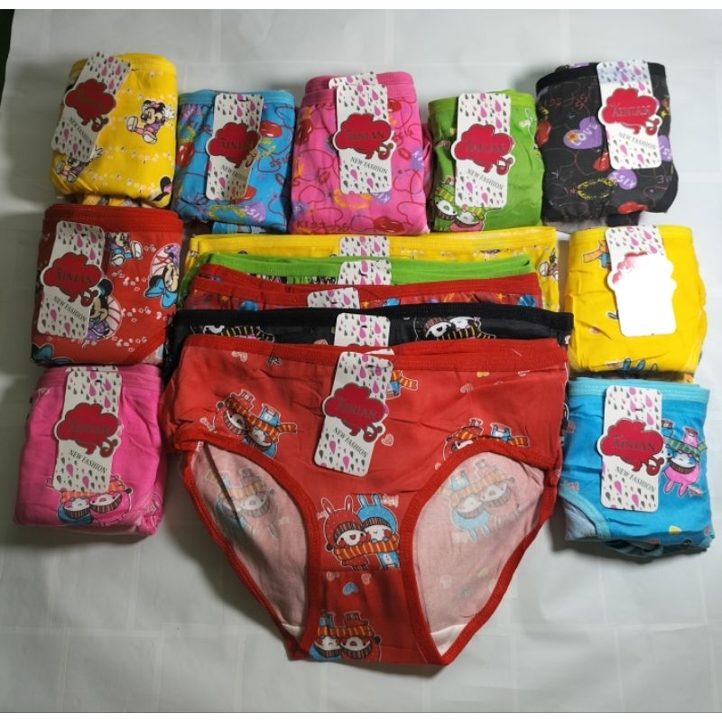 CD Celana Dalam Wanita Remaja Berkarakter Gambar Yang Lucu
