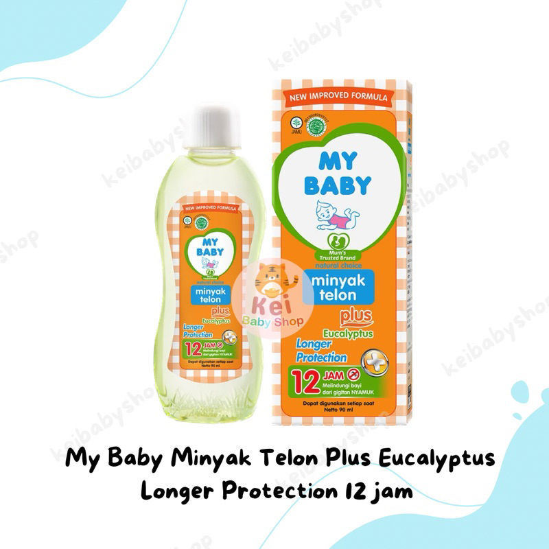 My Baby Minyak Telon Plus Longer Protection 12 jam 90ml 100ml