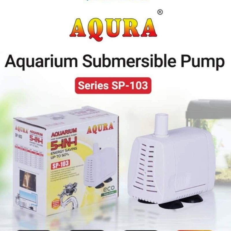 ARMADA 103A AM-103A Pompa Celup - Filter Kolam - mesin Aquarium - Hidroponik - Waterfall Low Watt - Power Head - Submersible Pump
