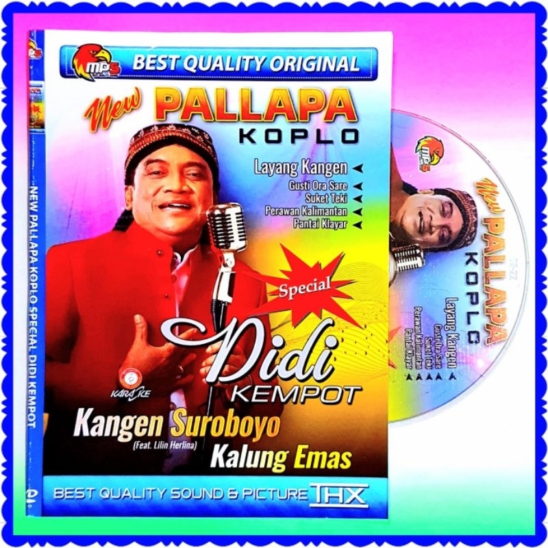 KASET DVD MP5 VIDEO MUSIK LAGU DIDI KEMPOT DANGDUT KOPLO PALLAPA-LAGU LAGU DIDI KEMPOT-KASET CD LAGU