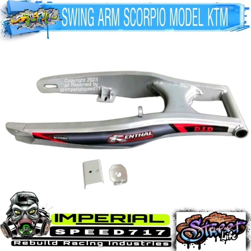 SWING ARM SCORPIO OLD/NEW/Z MODEL KTM 66CM