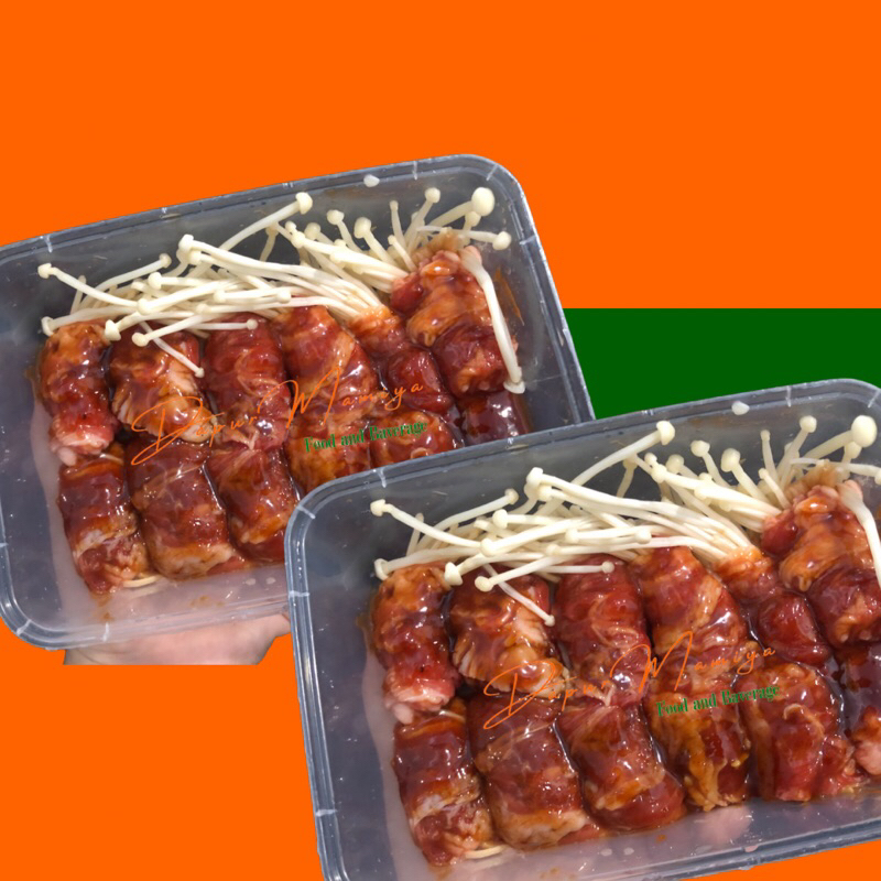 

BBQ Beef Enoki (Sudah Di marinasi)