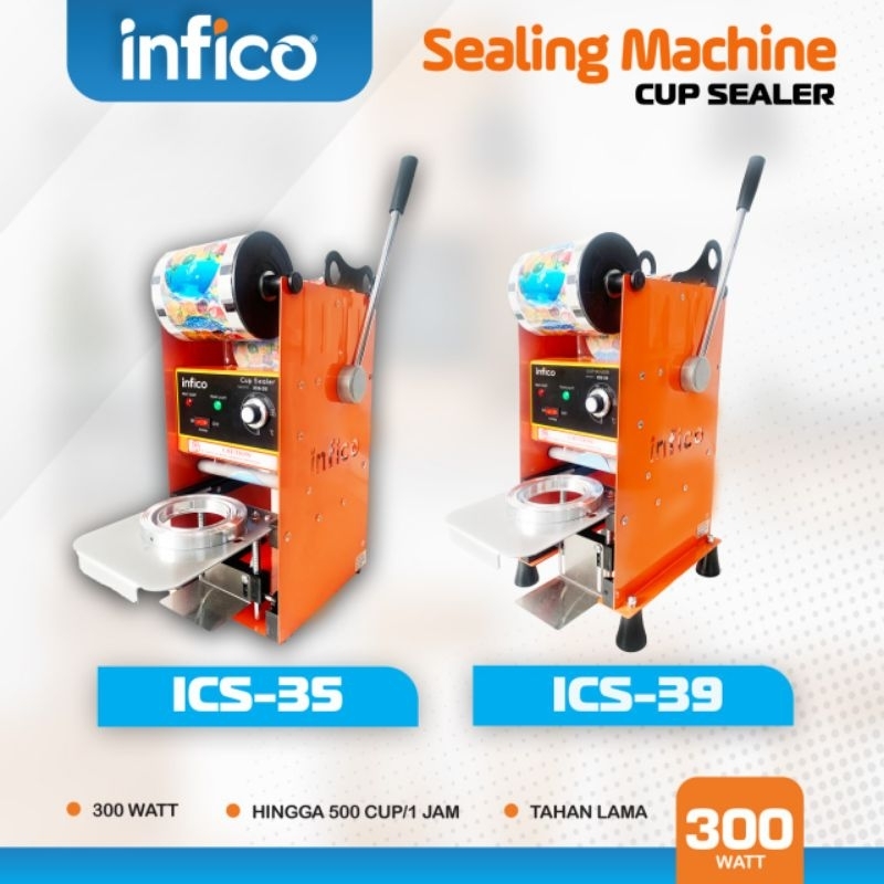 Mesin Press Gelas Plastik Mesin Cup Sealer Manual INFICO