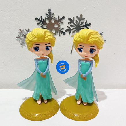 TOPPER KUE / TOPPER CAKE / ACTION FIGURE / MAINAN ANAK FROZEN ELSA / AKSESORIS KUE FROZEN