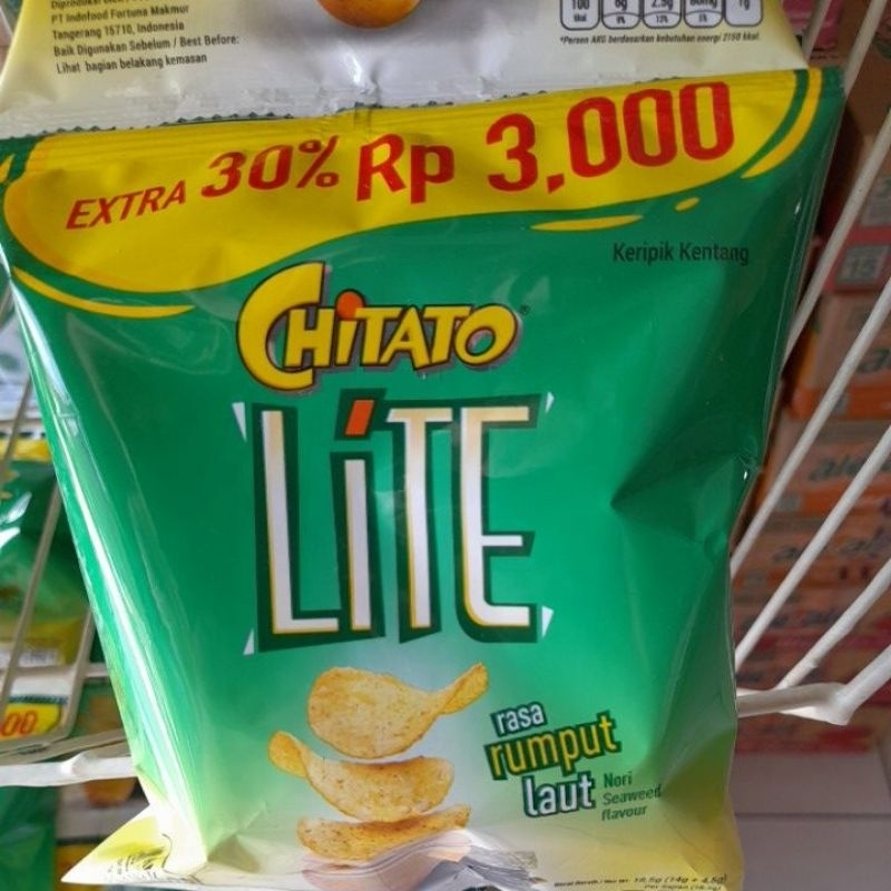 

Chitato lite rumput laut 18.5 gram