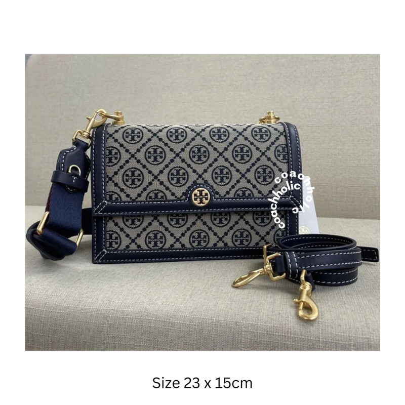 tory burch monogram shoulder bag