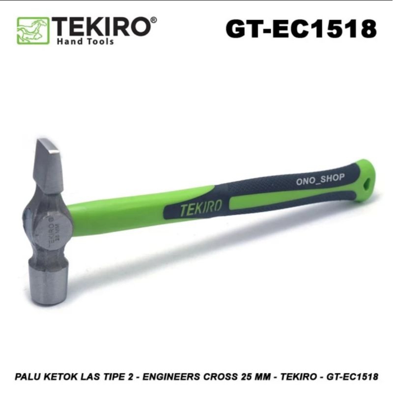 PALU KETOK LAS TIPE 2 ukuran 25MM TEKIRO / ENGINEERS CROSS PEIN HAMMER 25MM