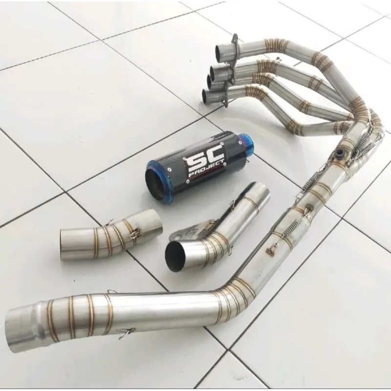 Knalpot SC Project Zx-25R Fullsystem Sc Project Crt Zx25R