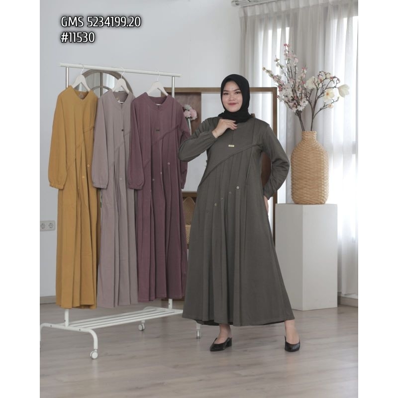 GAMIS JUNE POLOS BAHAN KAOS TEBAL IMPOR TERBARUU