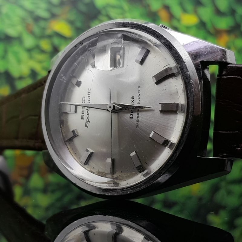 Jam tangan pria Seiko sportsmatic deluxe 7605 8000 automatic