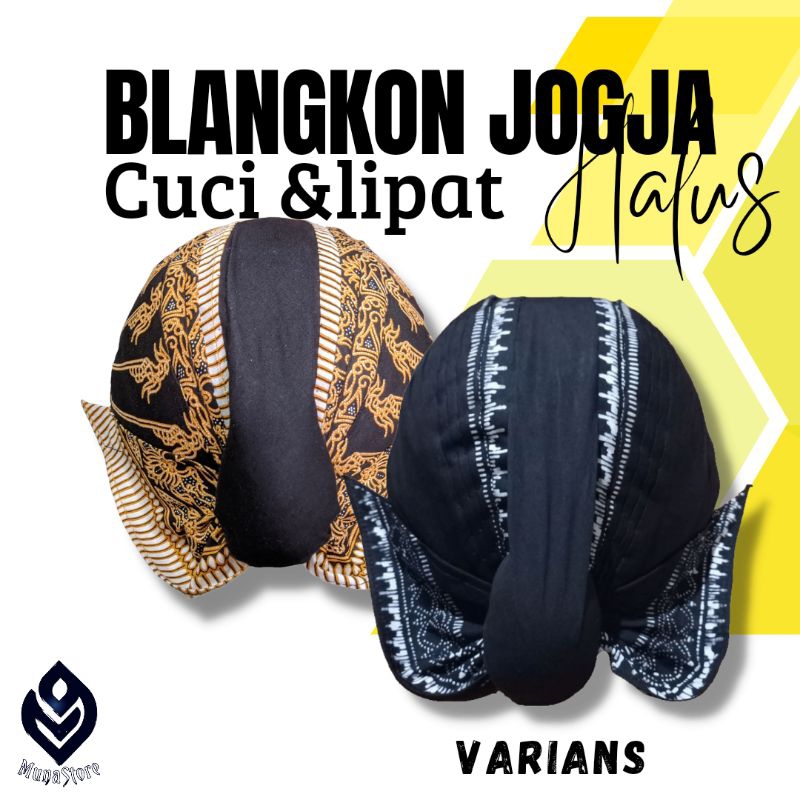 Blangkon jogja halus blangkon cuci dan lipat