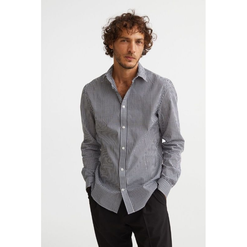 Hm basic longsleeved shirt for Man