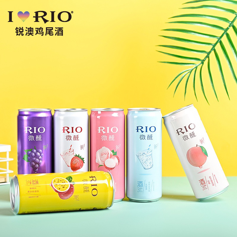 RIO LIGHT COCKTAIL CHINA MINUMAN SODA BUAH 330ml