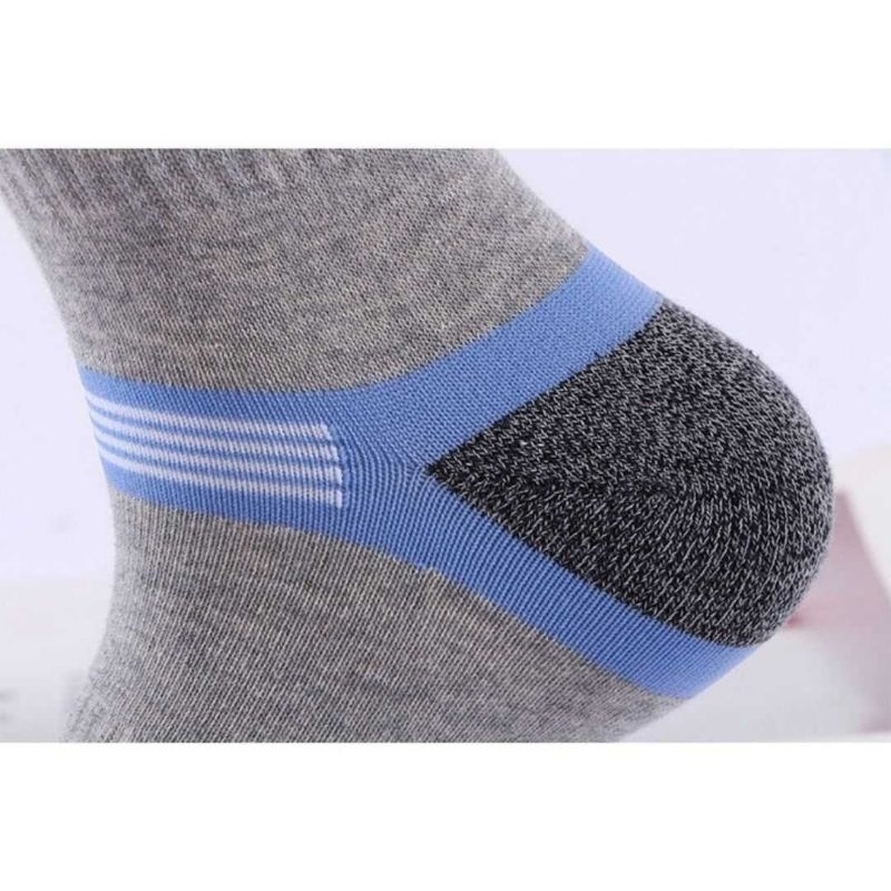 ZTOET Kaos Kaki Olahraga Pria Light Gray Quick Drying Breathable Men Socks 39-45 - WZ173