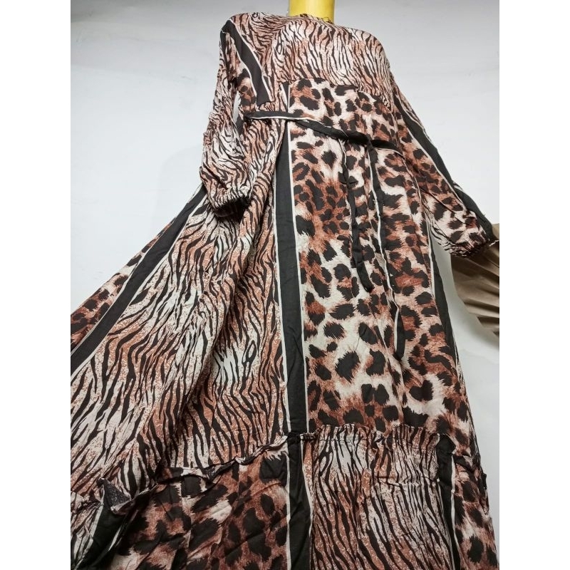 GAMIS RAYON BUSUI REMPEL MOTIF TERBARU NABTIK TERMURAH