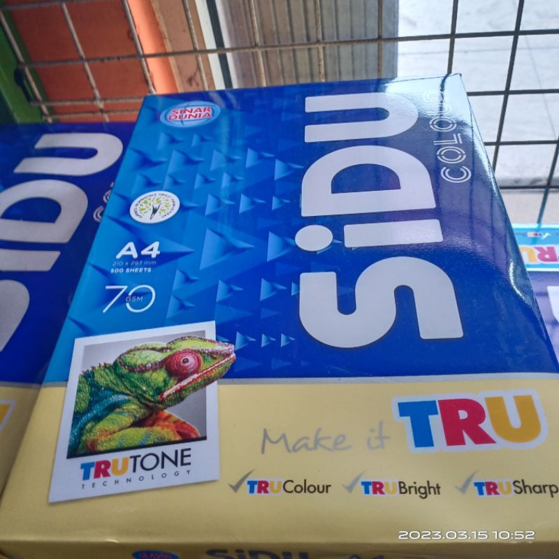 

kertas Sidu warna kuning A4 70gr 1 rim