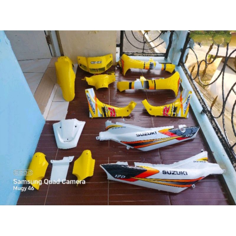 COVER BODY HALUS FULLSET SUZUKI SATRIA RU 120 SATRIA LUMBA BODY BODI SATRIA LUMBA SATRIA R 120 FULLS