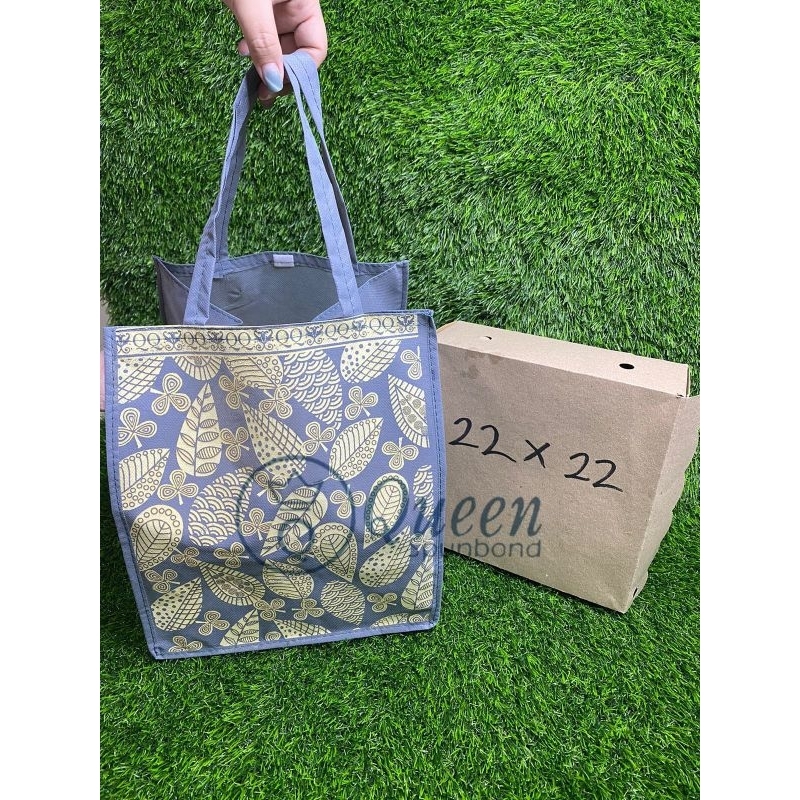 Tas Hajatan Kotak Daun Eko uk.22x22cm Harga Lusin