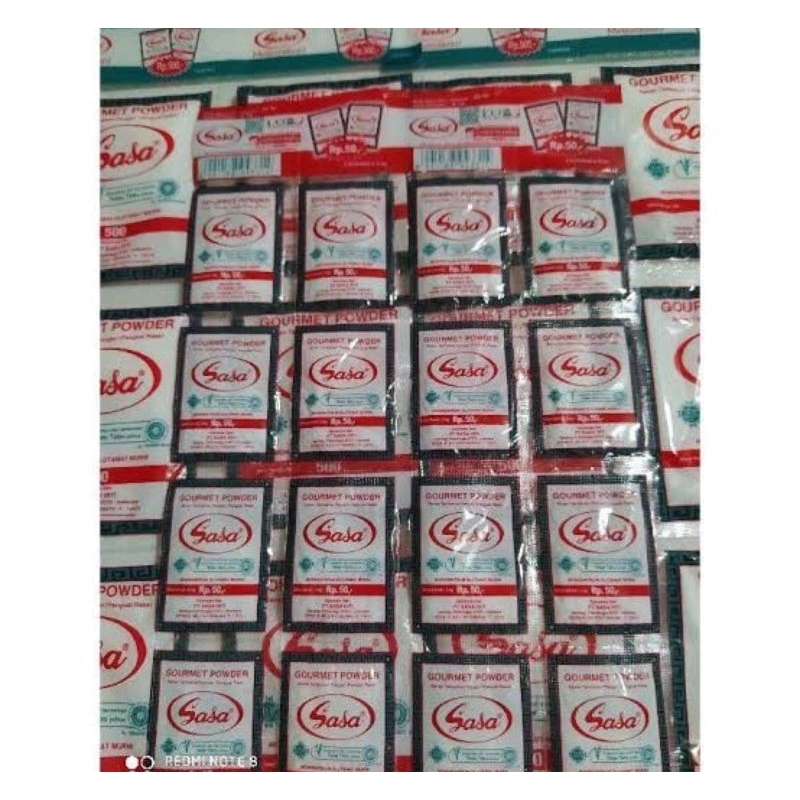 

Sasa/micin kecil sachet isi 16 sachet