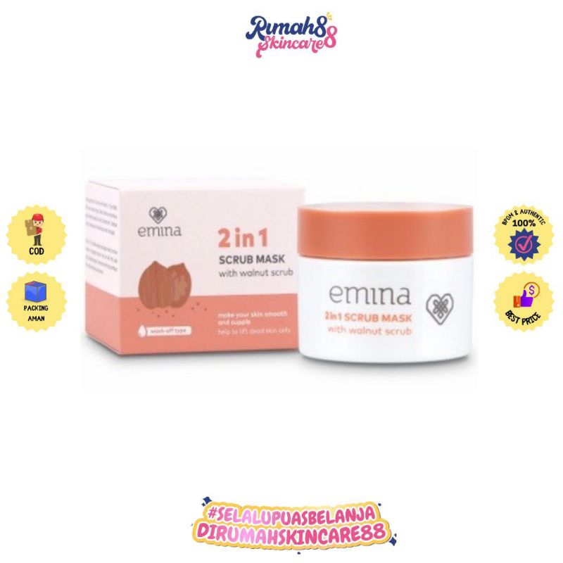 EMINA 2 in 1 Scrub Mask 50 ml