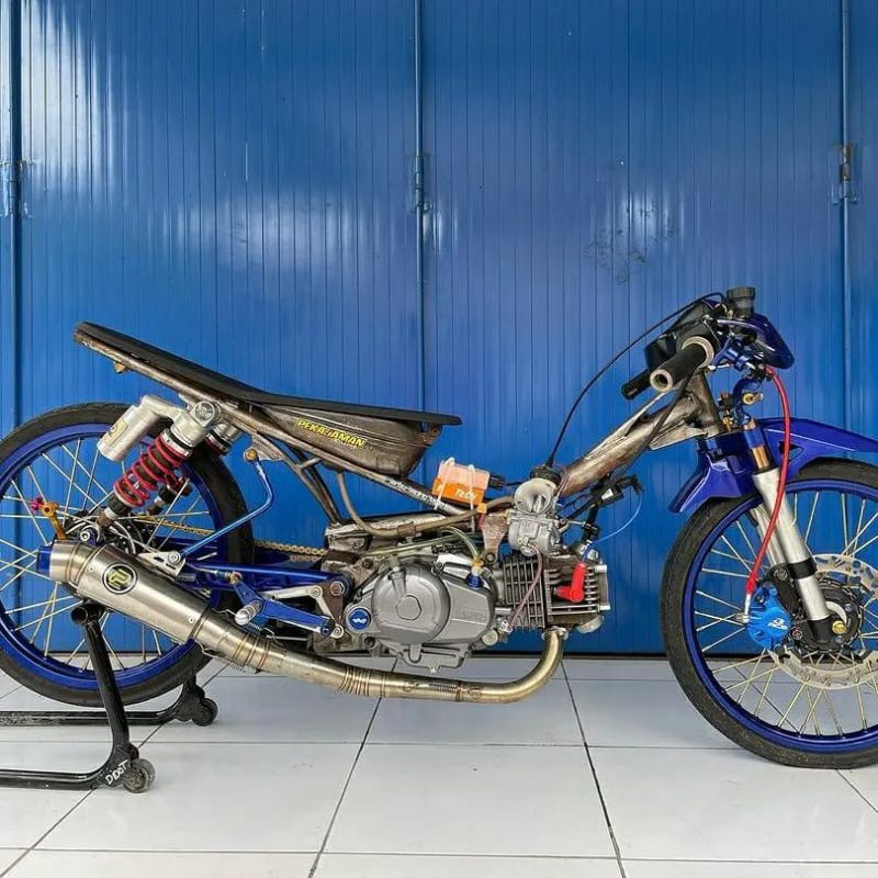 knalpot Pekajaman Original Jupiter z Vega zr 200CC Kolong Drag Bike Stainless original racing jogja 