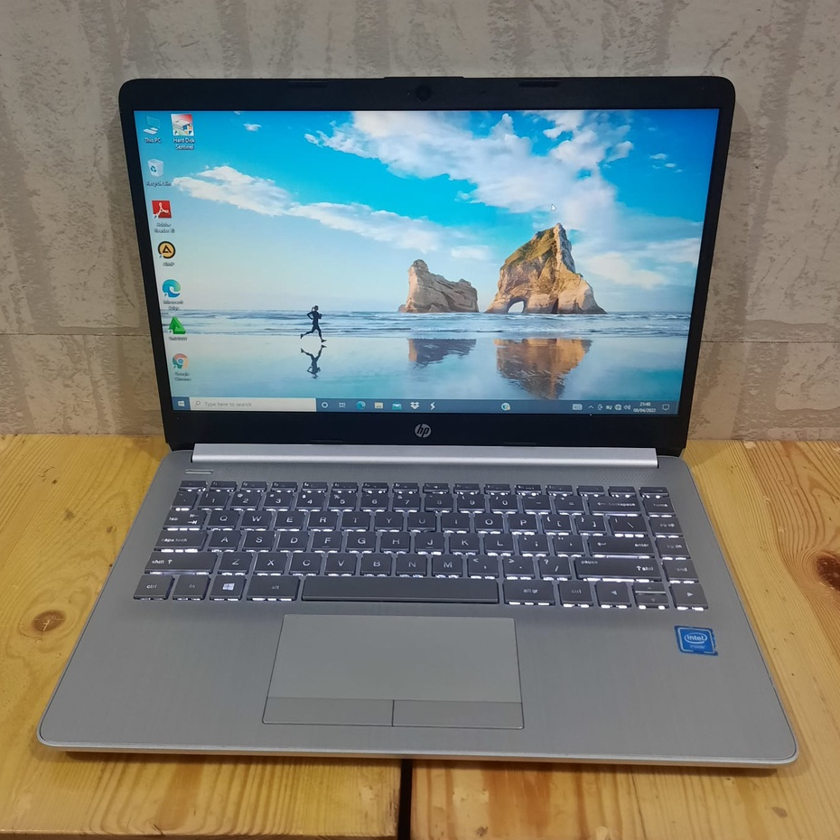 Laptop Hp 14s-DQ0508TU, Intel Celeron-N4120, Ram 8 Gb, SSD 256 Gb, Backlight, IPS, Fullset