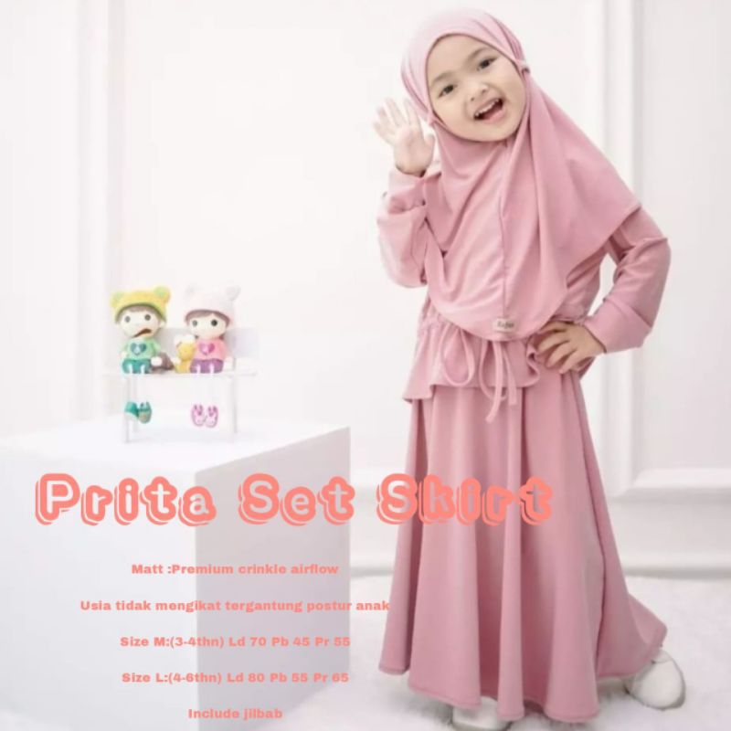 PRITA BAJU MUSLIM ANAK PEREMPUAN TERBARU