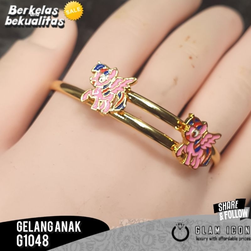 Gelang anak bangle motif karakter pegasus pinky G1048