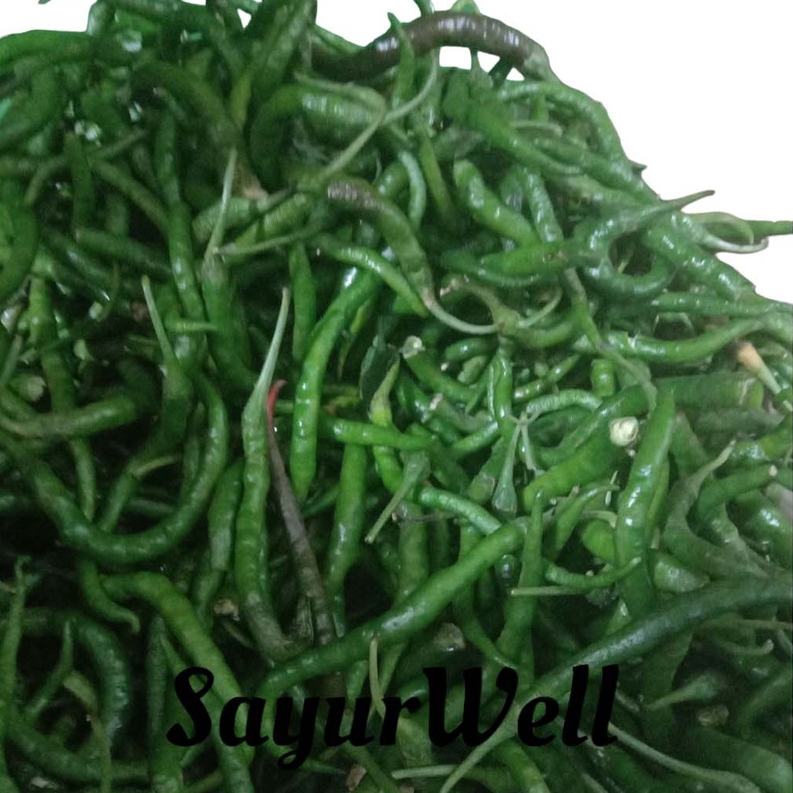

Cabe Kriting Hijau 250Gr , 500Gr