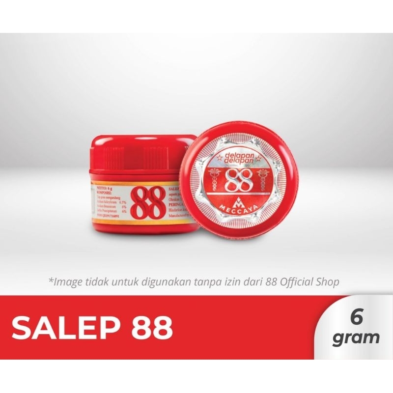 SALEP 88  OBAT MENGATASI PENYAKIT KULIT/Salep 88 -6gr obat gatal