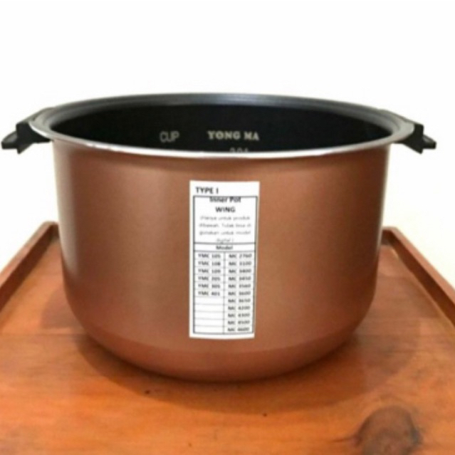 Inner Pot Yongma 2Liter Panci Teflon Magic Com Kuping Yong Ma