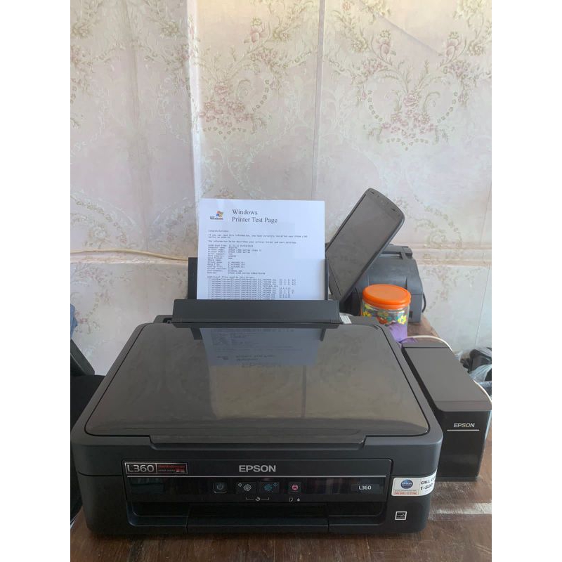 Printer Epson L360 second like new ,packing kayu
