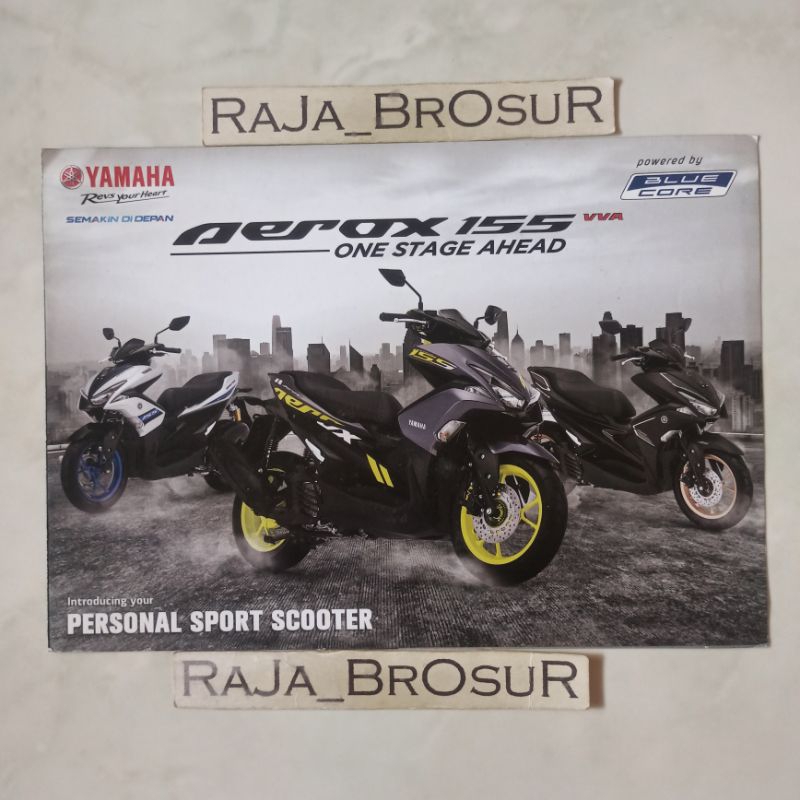 Poster brosur katalog leaflet Yamaha Aerox 155/Aerox155 VVA 2018