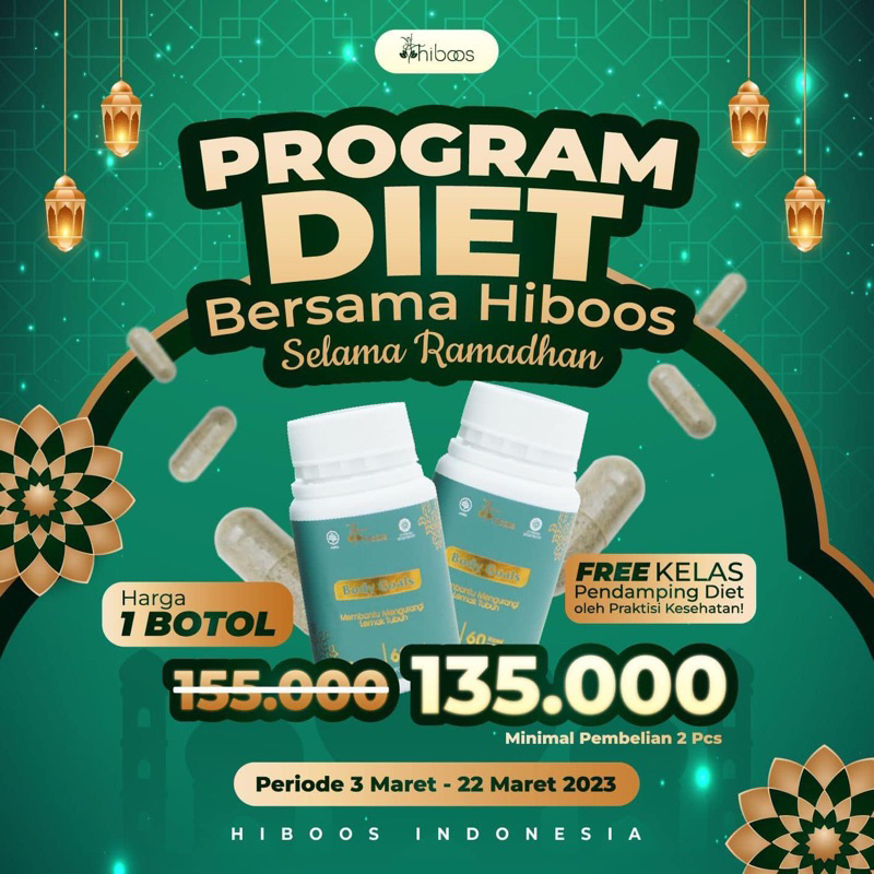 Hiboos body goals || obat pelangsing herbal 100% aman || aman Busui || BPOM & HALAL
