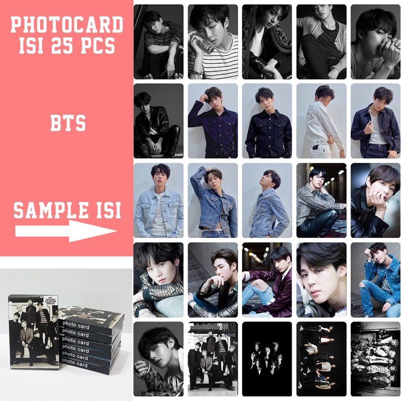 Photocard BTS winter package dll 1 set