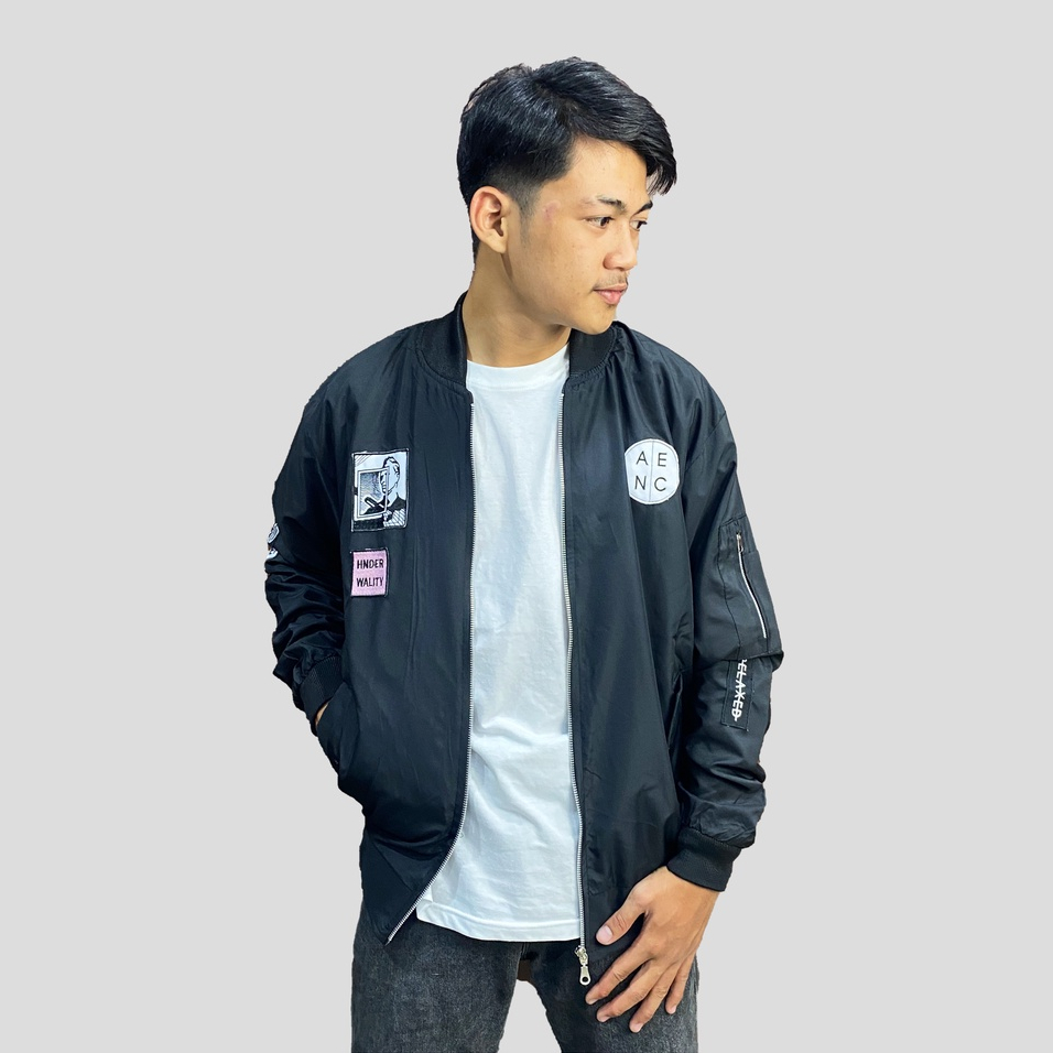 AENC Bomber || Bomber Jacket || Jacket Pilot Sz M - XL ( Pria dan Wanita )