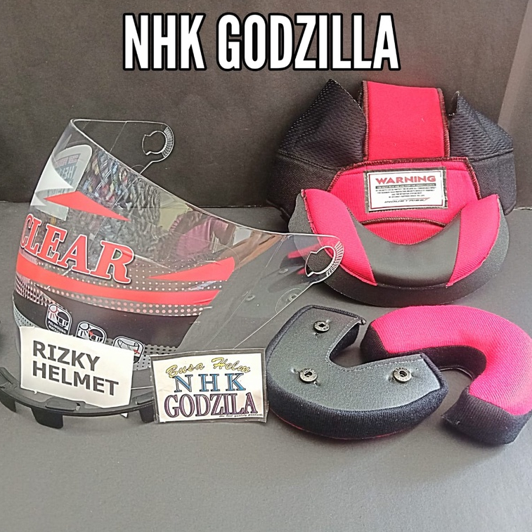 BUSA HELM NHK GODZILLA + Kaca Helm NHK GODZILLA