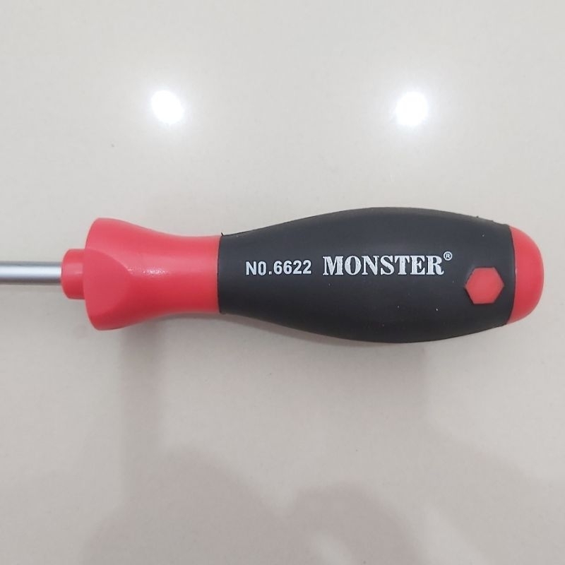 MONSTER Obeng Bunga (+) 25 CM Gagang Karet