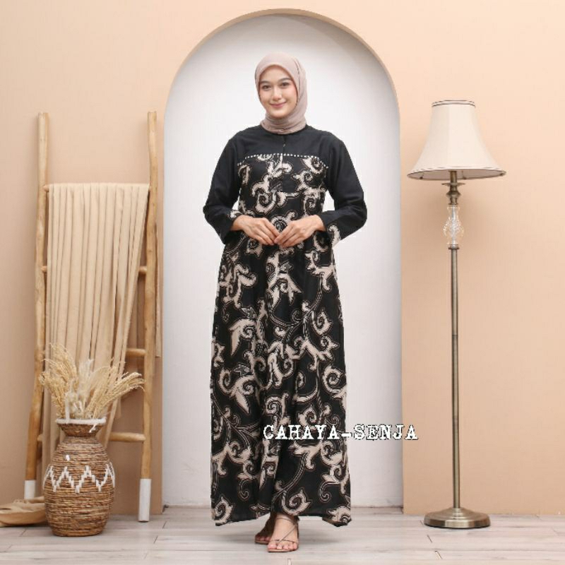 Maura Couple - Sania Ruffle Batik Couple Ori Ndoro Jowi Garansi Termurah Shopee - BATIK PEKALONGAN MODERN