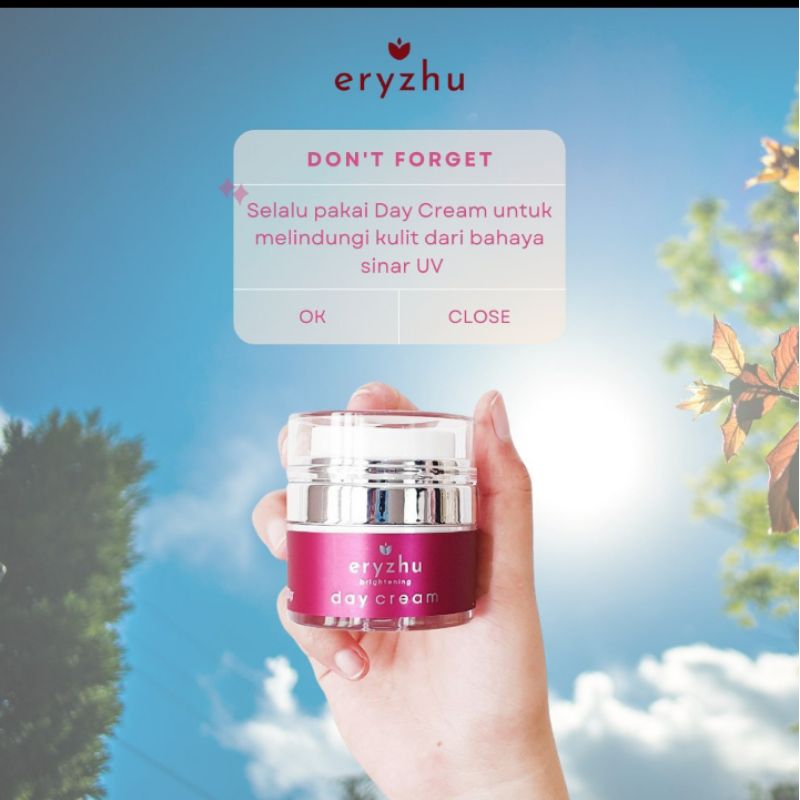 Eryzhu Day Cream Brightening | Eryzhu Cream Siang Brightening Skincare Halal